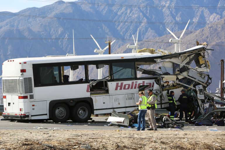 Autobus, Prometna nesreća, SAD