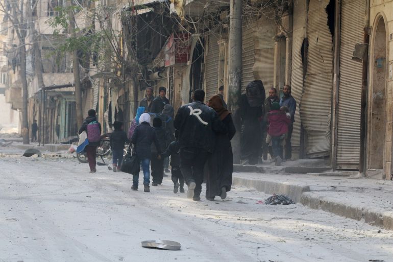 Sirija, Halep, Civili