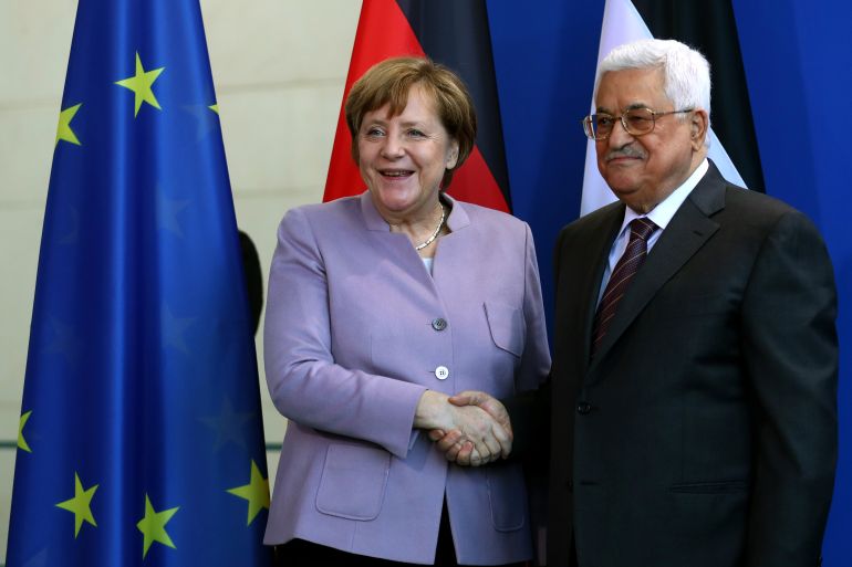 Angela Merkel, Mahmoud Abbas
