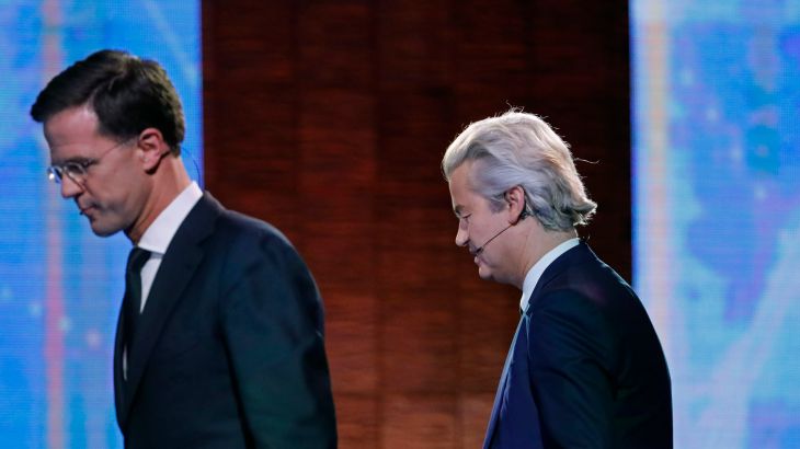 Mark Rutte, Geert Wilders, Nizozemska, Debata