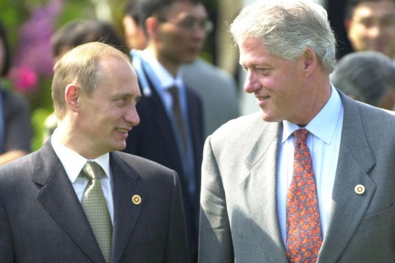 Vladimir Putin, Bill Clinton