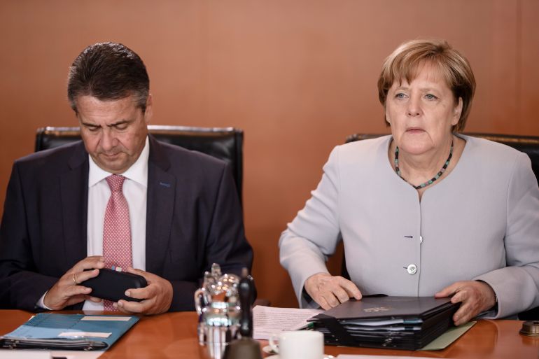 Angela Merkel, Sigmar Gabriel