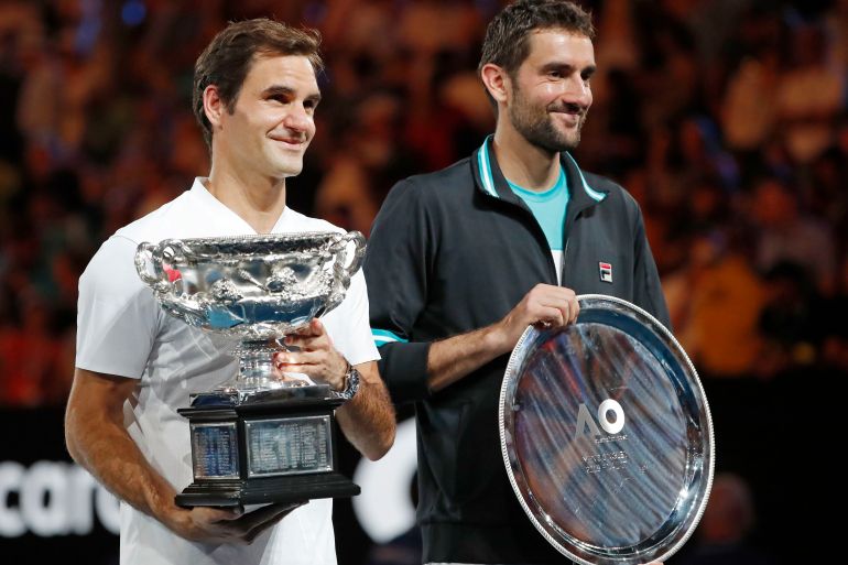 Roger Federer, Marin Čilić, Australian Open, Tenis
