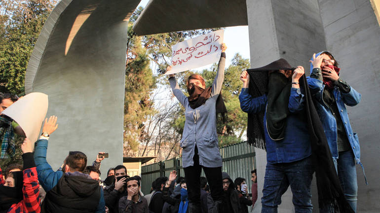 Iran, Prosvjedi, Protesti