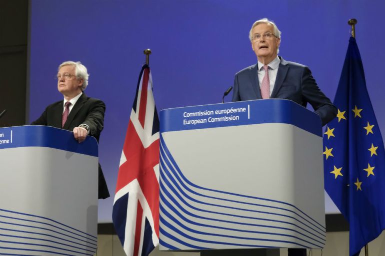 Michel Barnier, David Davis, Brexit, Velika Britanija, EU