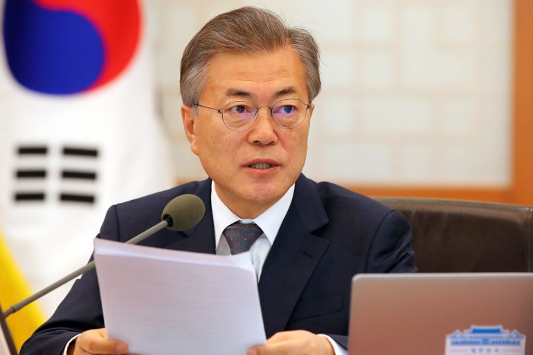 Moon Jae-in, Južna Koreja, Predsjednik