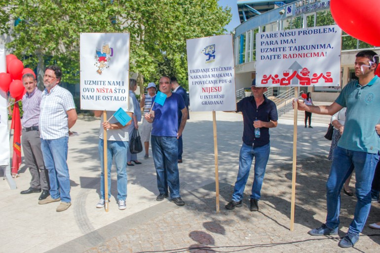 Podgorica, Prvi maj, Prosvjed, Protest, Sindikati, Radnici