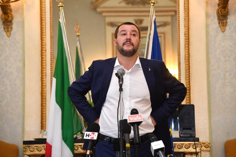 Matteo Salvini, Italija