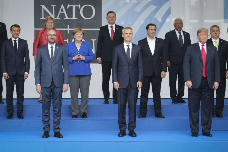 NATO, Donald Trump, Angela Merkel