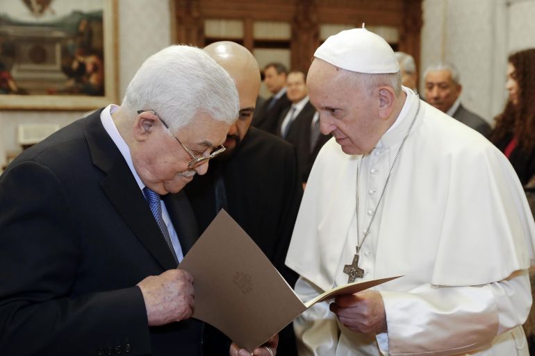 Mahmoud Abbas, Papa Franjo