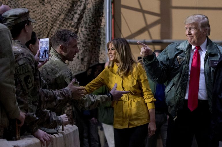 Donald Trump, Vojnici, Irak
