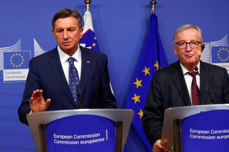 Borut Pahor, Jean-Claude Juncker