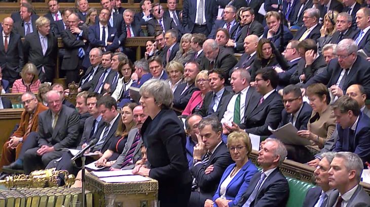 Theresa May, Parlament, Velika Britanija