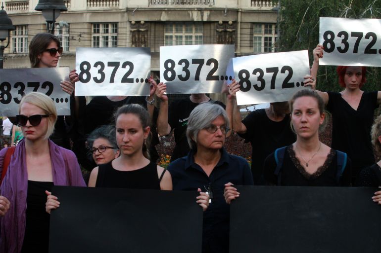 Srbija, Beograd, Srebrenica, Žene u crnom