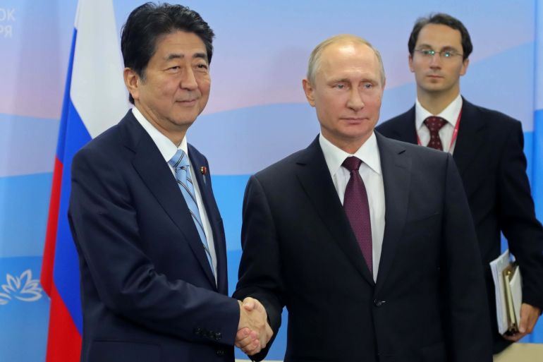 Shinzo Abe, Vladimir Putin