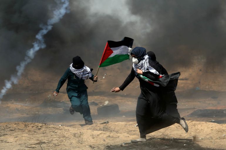 Pojas Gaze, Protesti