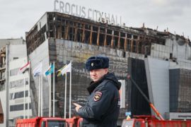 U petak su naoružani napadači otvorili vatru na dvoranu Krokus u gradu Krasnogorsku u moskovskoj oblasti (EPA-EFE/YURI KOCHETKOV)