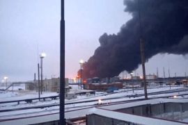 Dim nakon &scaron;to je ukrajinska bespilotna letjelica napala rafineriju u Rjazanu(Reuters)