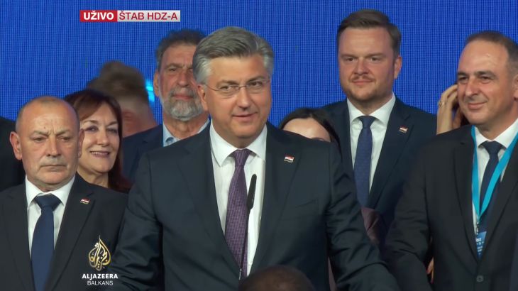 Plenković: HDZ treći put zaredom uvjerljivo pobijedio na parlamentarnim izborima